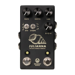 Walrus Julianna Deluxe Chorus Vibrato Effect Pedal, Black