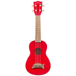 Kala Makala Soprano Dolphin Ukulele, Sparkle Candy Apple Red Gloss