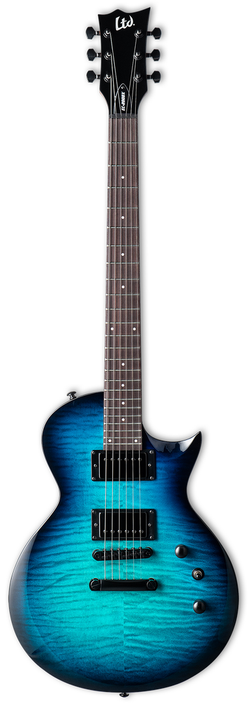 LTD EC-200DX Eclipse Electric Guitar, Blue Burst