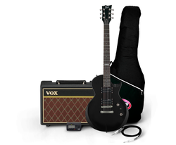 Guitarist Essentials Pack with LTD EC-10 Electric Guitar, Vox Pathfinder 10 Amp & Korg Tuner