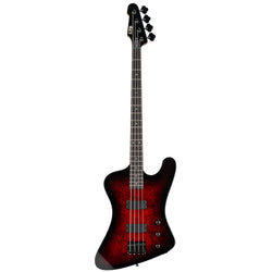 LTD Phoenix 204DX Bass Guitar, Red Burst