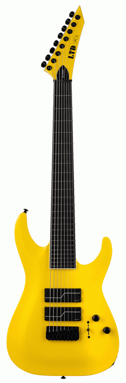 LTD Stephen Carpenter SC-608 Baritone, Yellow