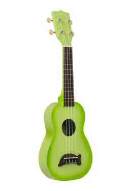 Kala Green Apple Burst Soprano Dolphin Ukulele