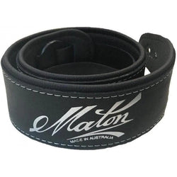 Maton Deluxe Leather Strap - Black