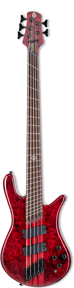 Spector NS DIMENSION 5 Multi-Scale Bass Guitar - Inferno Red Gloss