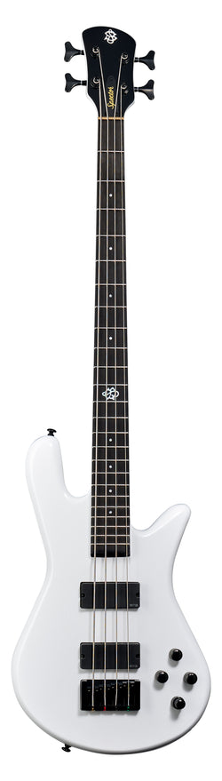 Spector NS Ethos HP 4-String Bass Guitar - White Sparkle Gloss