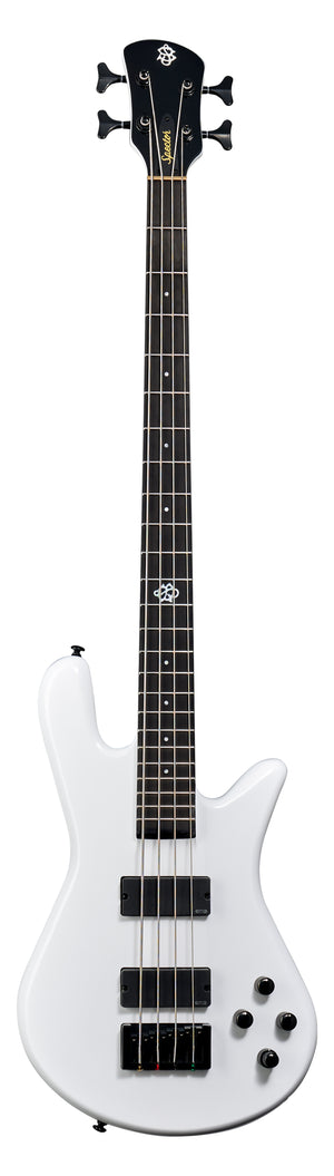 Spector NS Ethos HP 4-String Bass Guitar - White Sparkle Gloss