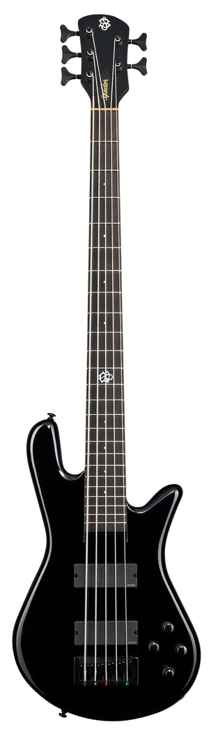 Spector NS Ethos HP 5-String Bass Guitar - Solid Black Gloss