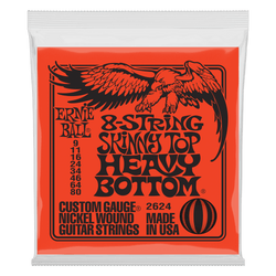 Ernie Ball Skinny Top Heavy Bottom Slinky 8-String Electric Guitar Strings - 9-80 Gauge