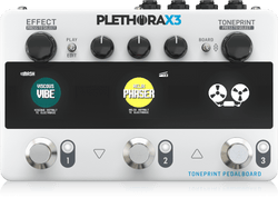 TC Electronic PLETHORA X3 Toneprint Multi-Effect Pedal top view