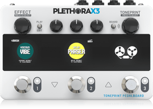TC Electronic PLETHORA X3 Toneprint Multi-Effect Pedal top view