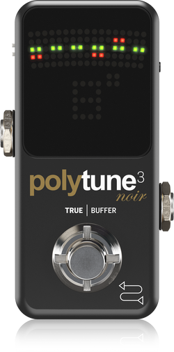 TC Electronic PolyTune Noir top view