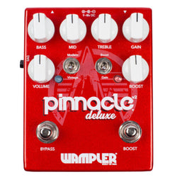 Wampler Pinnacle Deluxe Brown Sound British Distortion Pedal with Boost