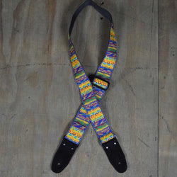 Colonial Leather Rag Strap Jacquard - Yellow