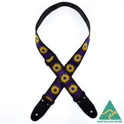 Colonial Leather Jacquard Rag Strap - Yellow Daisy