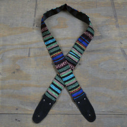 Colonial Leather Rag Strap Rasta - Green
