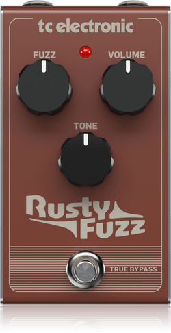 TC Electronic Rusty Fuzz top view
