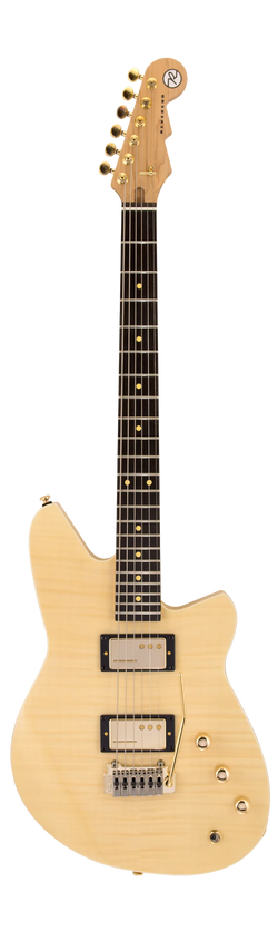 Reverend Descent W 10th Anniversary Edition, Natural Flame Maple