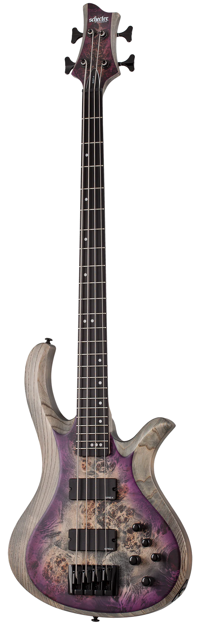 Schecter Riot-4 Bass Guitar - Satin Aurora Burst