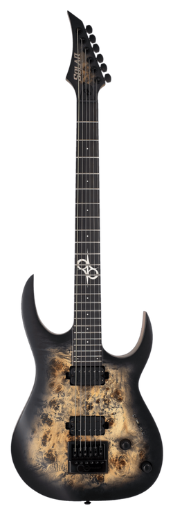 Solar S1.6PB-27 Baritone Electric Guitar - Poplar Burst Matte