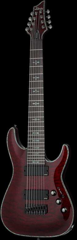 Schecter Hellraiser C-8 Eight String Electric Guitar Black Cherry