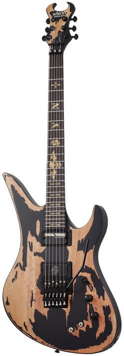 Schecter Synyster Custom-S Distressed Satin Black