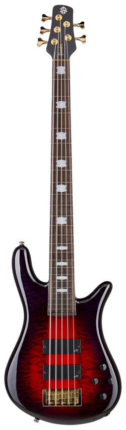 Spector Icon NS-5 Neck-Through, Purple Cherry
