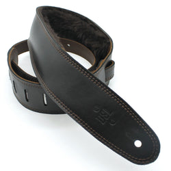 DSL Straps 2.5″ Garment Black/Sheepskin Brown