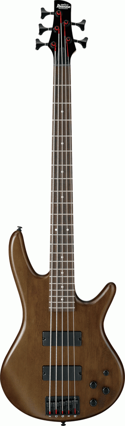 Ibanez SR205B WNF Walnut Flat 5-String Bass Guitar