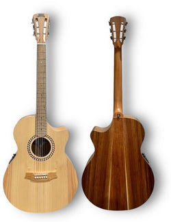 Cole Clark SRAN2EC-BB Studio Recording Grand Auditorium Acoustic Guitar