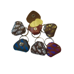DSL Straps Leather Keyring Pick case (Black or Tan)