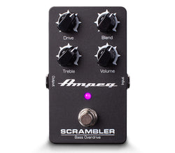 Ampeg Scrambler Bass Overdrive pedal top view