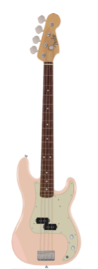 Fender FSR-C Made in Japan Traditional '60s Precision Bass, Shell Pink