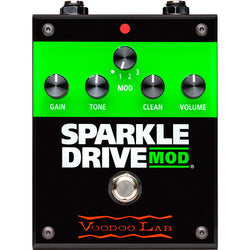 Voodoo Labs Sparkle Drive Mod Pedal top view