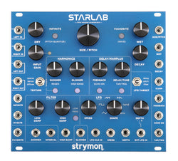 Strymon Starlab - Time-Warped Reverberator Eurorack Module front panel