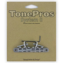 TonePros Tune-O-Matic Bridge, ABR1 Replacement - Nickel