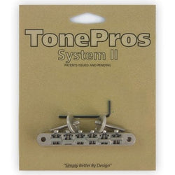 TonePros AVR2G Replacement Bridge with “G Formula” Saddles - Nickel