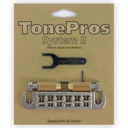 TonePros AVT2G Wraparound Set w/SS1 Locking Studs for Gibson - Chrome