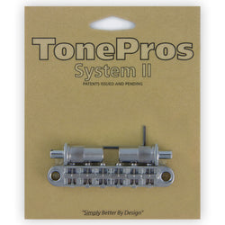 TonePros T3BT Metric Tuneomatic (large posts, notched saddles) Bridge - Chrome