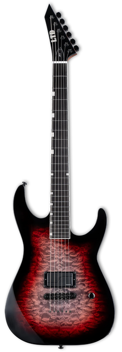 LTD JM-I Josh Middleton Signature Guitar, Deep Blood Moon