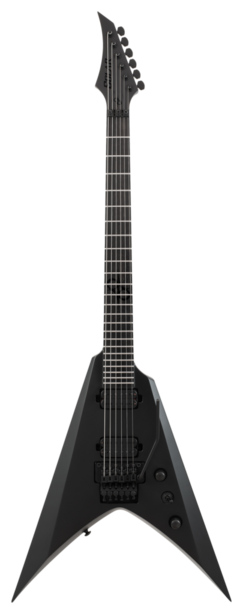 Solar V1.6FR Svart+ Electric Guitar - Carbon Black Matte