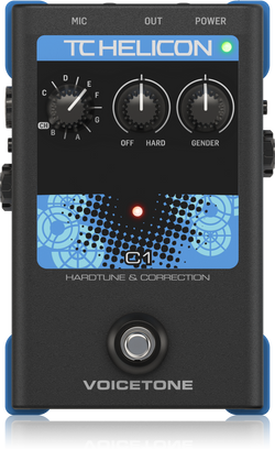 TC Helicon VOICETONE C1 - Simple 1-Button Stompbox for Flexible Pitch Correction top view
