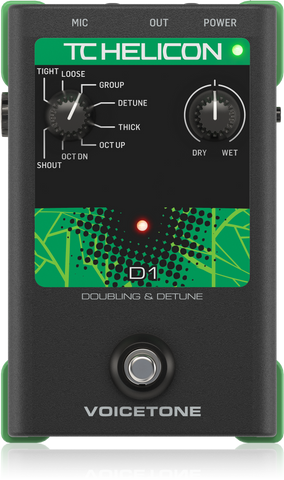 TC Helicon VoiceTone D1 Doubling & Detune Pedal