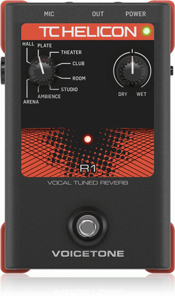 TC Helicon Voicetone R1 Vocal Reverb Pedal