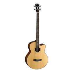 Cort AB850F Acoustic Electric Bass Guitar in Natural
