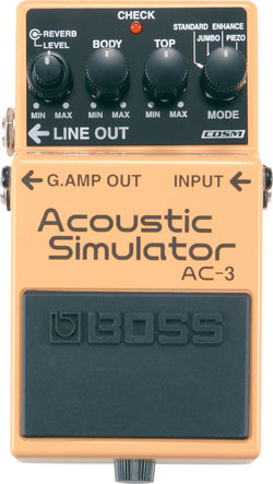 BOSS AC3 Acoustic Simulator Pedal top