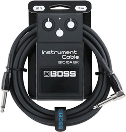 BOSS BIC-10A-BK Instrument Cable 10ft/3m BLACK