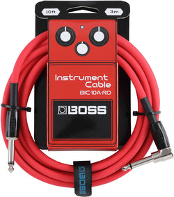 BOSS BIC-10A-RD Instrument Cable 10ft/3m RED