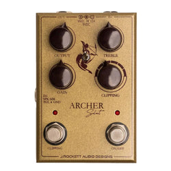 Rockett Archer Select Overdrive Pedal top view