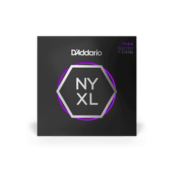 D'Addario Electric Strings NYXL 11-64 - 7 String Set